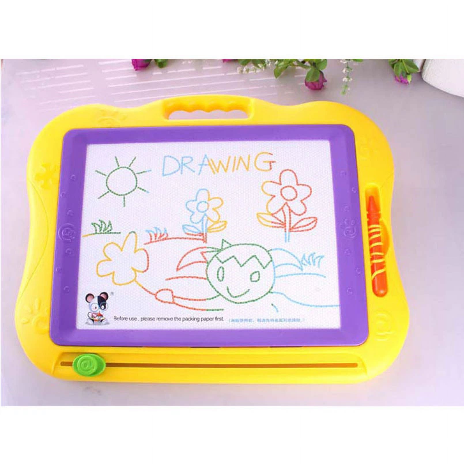 44*38cm Big Size Magnetic Drawing Graffiti Board Toys Kids Sketch Pad  Doodle Cartoon Painting With Pen Toy Learning Reusable Toy 